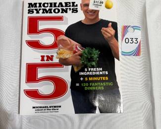 Michael Symon's 5 in 5 Cookbook $3.00