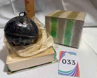 Wallace 1975 Bell Ornament $14.00
