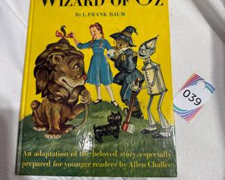 The Wizard of Oz Frank Baum Hardcover Book 1950 $10.00