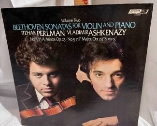 Beethoven Sonatas for Violin and Piano Vol 2 Perlman Ashkenazy Vinyl Record
