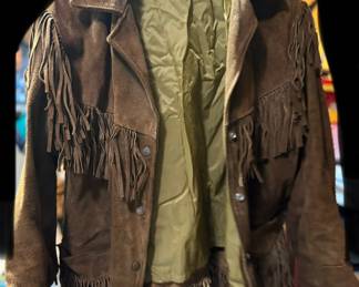 Simco Suede Fringe Jacket $55.00