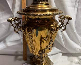 Imperial Russian Tula Brass Samovar Urn 