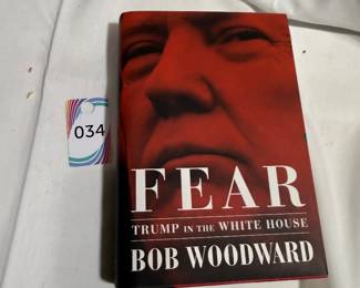 Fear: Trump in the White House by Bob Woodward Hardcover Book  $3.00