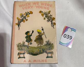 When We Were Very Young Hardcover Book $4.00