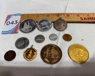 US & Foreign coins and Tokens