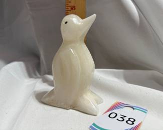 Alabaster/Marble Carved Penguin Figurine $4.00