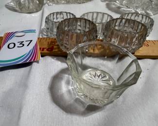 Lot of 5 Glass Salt Cellars $15.00