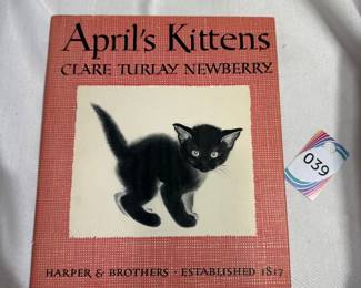 April's Kittens Hardcover Book $5.00