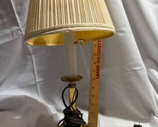 B&P Brass Footed Buffet Table Lamp
