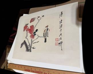 Rong Bao Zhai Beijing 30th Anniversary 1950-1980 Commemorative Woodblock Print
