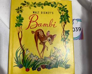 Walt Disney's Bambi Hardcover Book $15.00