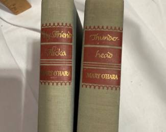 Lot of 2 Mary O'Hara Story Press Books - My Friend Flicka & Thunderhead $8.00