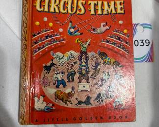 Circus Time Hardcover Book 1948 $4.00
