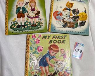 Lot of 3 Golden Books - Hansel & Gretel, Three Little Kittens, My First Book $6.00