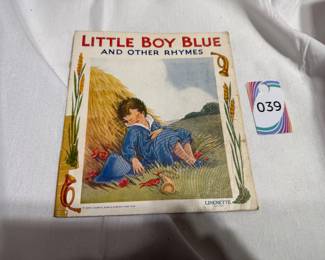 Little Boy Blue and Other Rhymes Hardcover Book $5.00