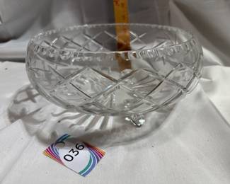 Cut Crystal Large Bowl $24.00
