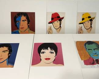 Set of Andy Warhol Off-Set Litho's