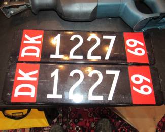 VTG Denmark license plates
