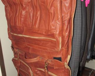 Leather hanging bag