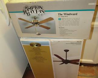 New in box ceiling fans