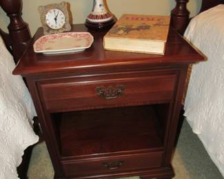 Solid cherry end table