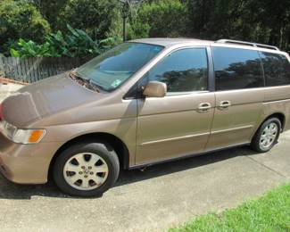 2003 HONDA ODYSSEY EX-L MINIVAN $3500 164k MILES.... it CAN be sold before the sale!