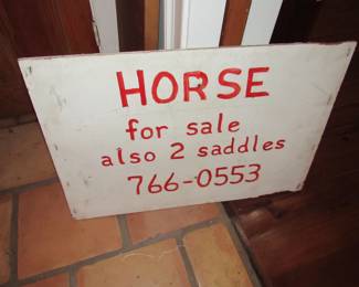 Old wood sign