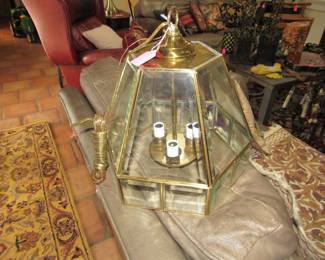 Uninstalled retro brass fixture