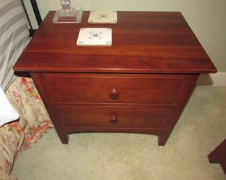One of two Ethan Allen nightstands