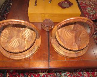Teak pieces