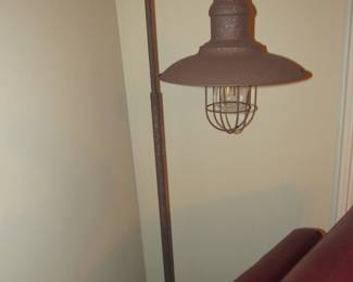 Industrial style floor lamp