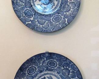 Antique Asian chargers