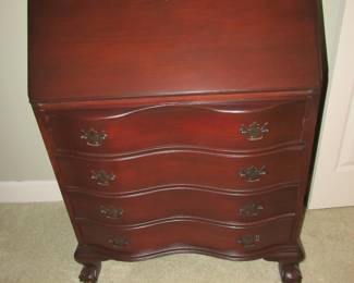 Mahogany slant top desk