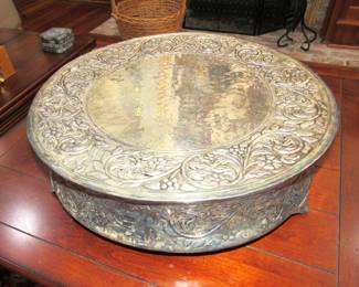 Beautiful silver plate plateau