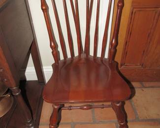 One of two VTG Windsor chairs