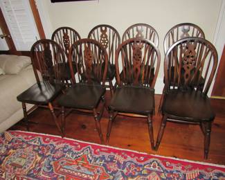 8 VTG Windsor chairs