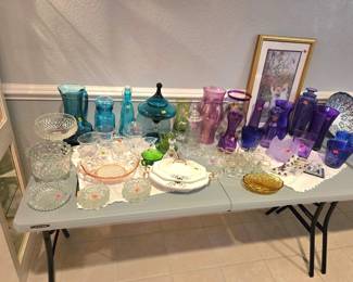 Vintage glassware