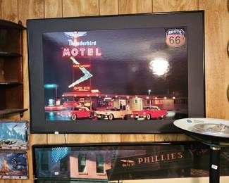 Lighted Framed Route 66 Picture