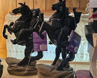 Skeleton on Horseback-Halloween Decor