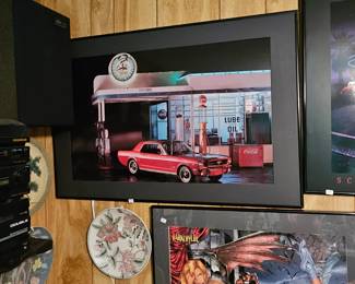 50's Type Framed Wall Art