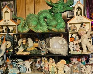 Green Dragon and Mini Collectibles