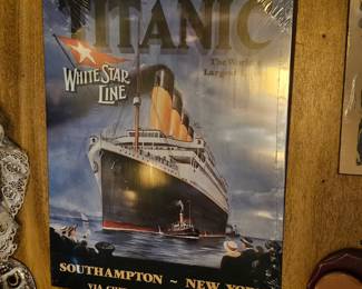 Vintage Type Titanic Sign