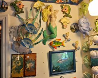 Mermaid and Fish Decor
