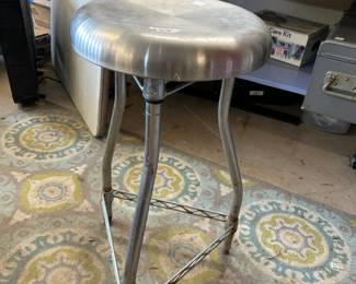 #208 Stainless Steel stool 28" $45.00