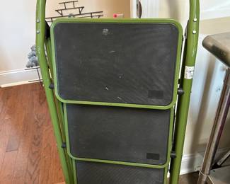 #201 Green Step Stool 3 steps $25.00