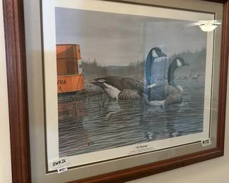 #172 Signed print "The Beginning" 783/1000 26x22 $40.00