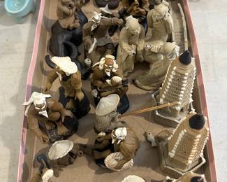 #119 Japanese Fishing Village (Mud Men Ceramic) 25 pcs. $85.00