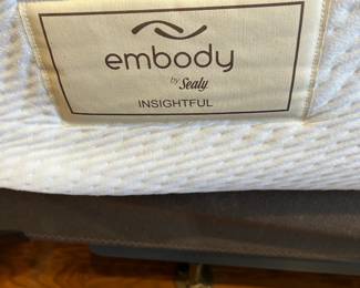 #7 King size mattress and box springs embody by Sealy $125.00