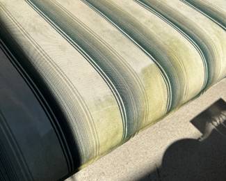 #57 2 Aluminum outdoor chairs as is some staining $150.00
