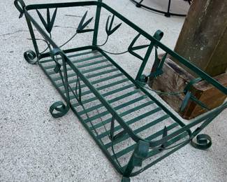 #62 Metal plant holder 30x15x10 $30.00
